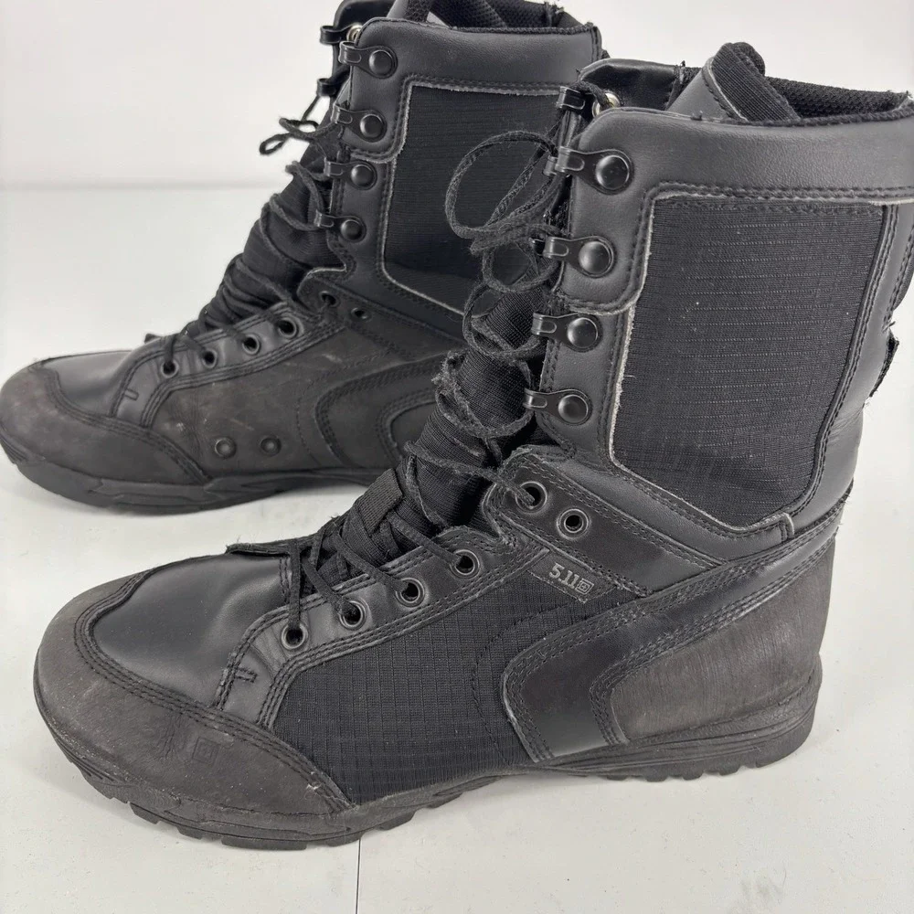 5.11 Tactical Boots Mens 9 Black Lace Up Combat‎ Tactical Military Style Patrol